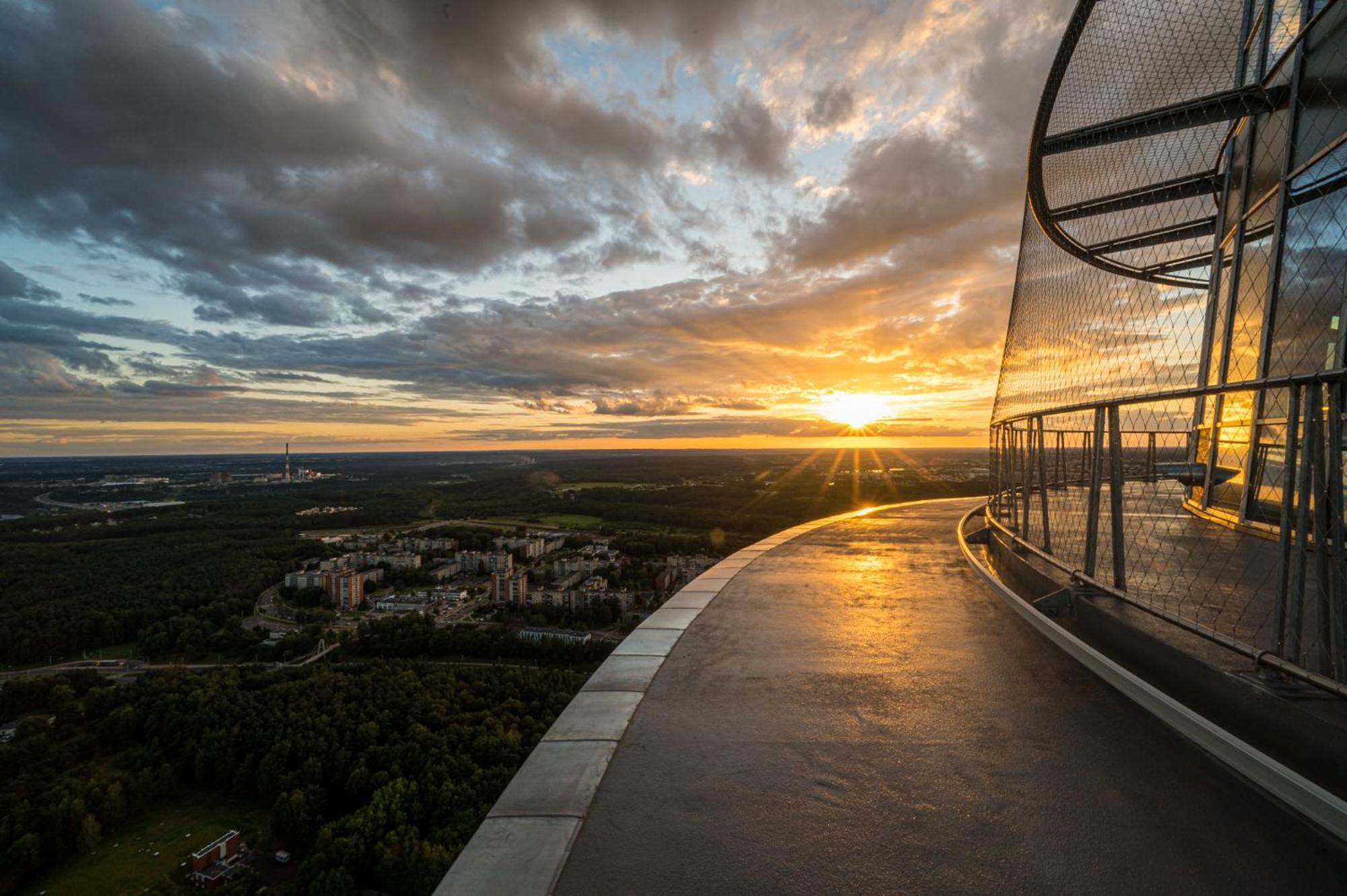 Vilnius Tv Tower Apartments Debesys Exterior photo